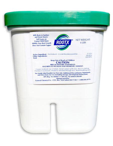 RootX 4lb Foaming Root Killer 1 Time Delivery | RootX