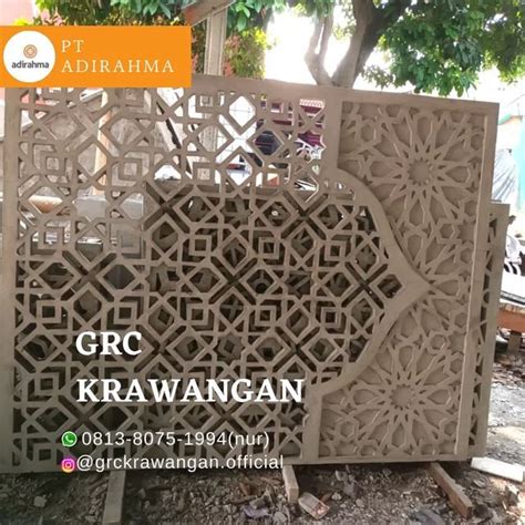 Dinding Ornamen GRC Adirahma On Instagram PUSAT GRC KRAWANGAN GRC