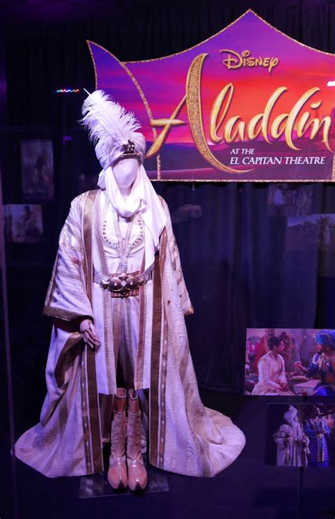 Hollywood Movie Costumes and Props: Mena Massoud's Prince Ali costume from Aladdin on display ...