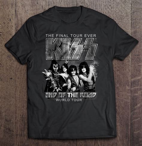 The Final Tour Ever Kiss End Of The Road World Tour Version2 T Shirts Teeherivar