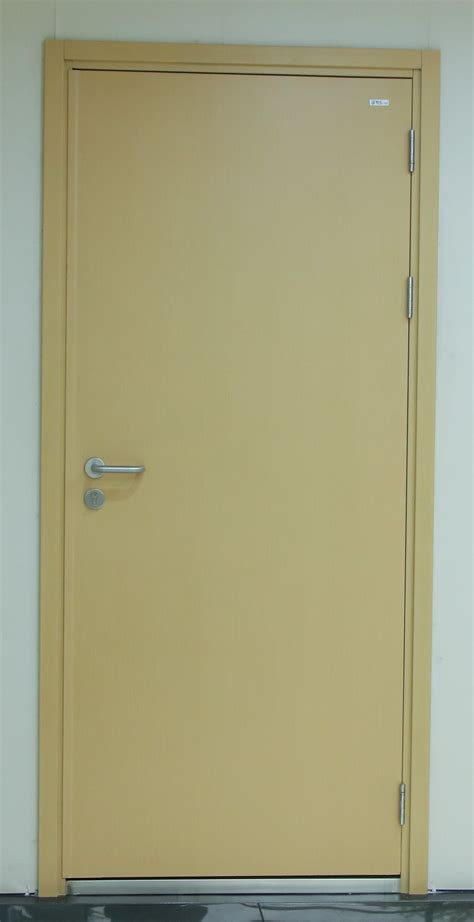 UL Listed 2 Hour Fire Rated Steel Single Door With Concealed Door