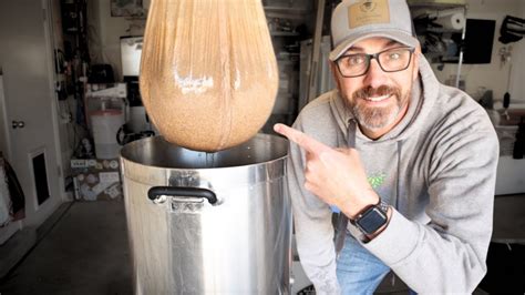 Back To The Basics I Made Beer Using My Brew Bag And Propane System