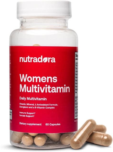 Amazon Nutradora Womens Multivitamin For Immune Support Vegan