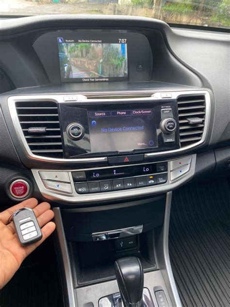 Registered 2015 Upgraded Honda Accord Full Option With Double Screen