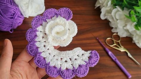 3d⚡💯wow Amazing💯👌very Easy Crochet Flower Making For Beginners Crochet Flower Tutorial