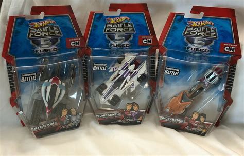 Hot Wheels Battle Force 5 Fused Characters