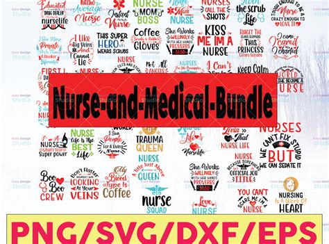 Nurse Svg Bundle Nurse Quotes Svg Doctor Svg Nurse Superhero Nurse