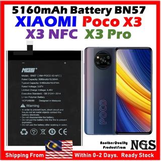 Original Ngs Mah Battery Bateri Bn For Xiaomi Poco X Poco X