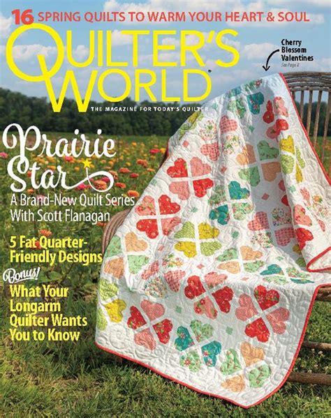 Quilter S World Magazine Subscription Discount The Magazine For Quilt