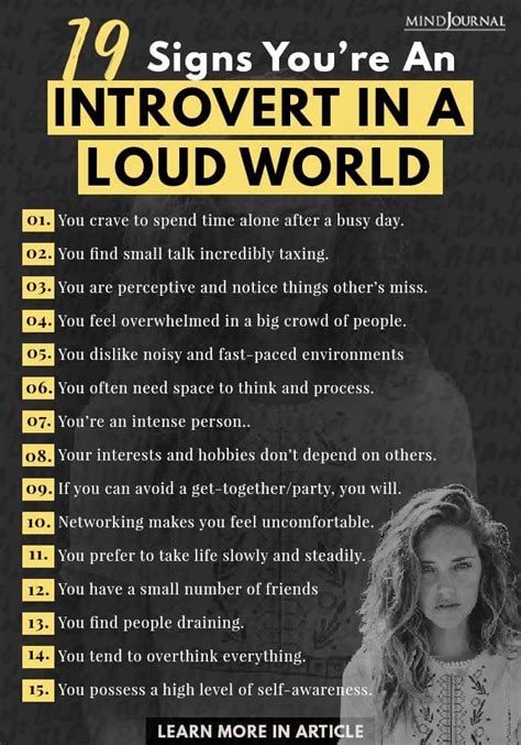 Signs You Are An Introvert In A Loud World Introvert Facts