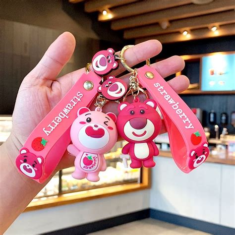 Lotso Design Keychain Fashion Lotso Key Ring Cartoon Design Keychain