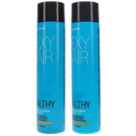 Sexy Hair Healthy Bright Blonde Shampoo Conditioner Oz Combo
