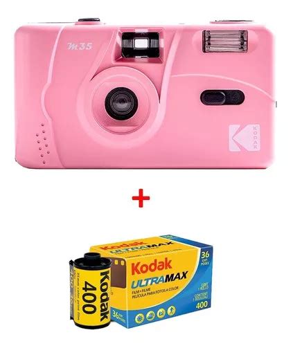 Kit de cámara Kodak M35 1 rollo rosa MercadoLibre