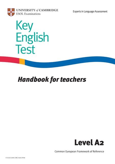 Ket Handbook Pdf