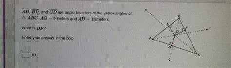 Solved Overline AD Overline BD And Overline CD Are Angle Bi Geometry