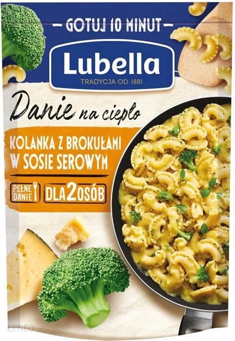 Lubella makaron z brokułami w sosie serowym 190g Ceny i opinie Ceneo pl