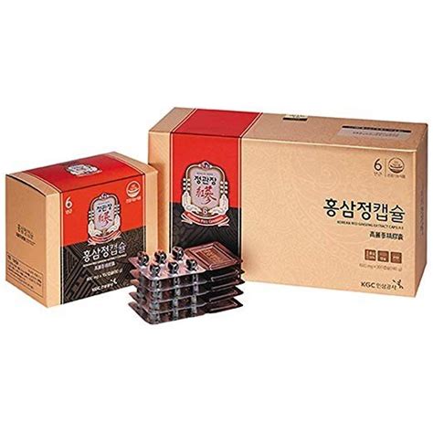 Korean Red Ginseng Extract Capsules Cheongkwanjang