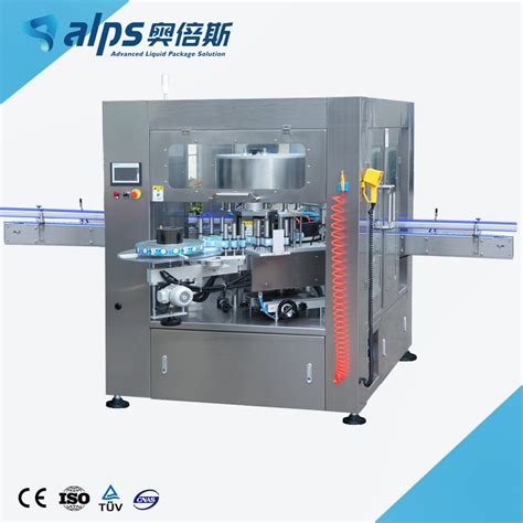 Automatic Hot Melt Glue Opp Paper Labeling Machine Wrap Around Type For Plastic Carbonated Drink