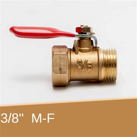 8 Pack 3 8 Male Female Npt Brass Ball Valve Water Air Tank Drain Shut