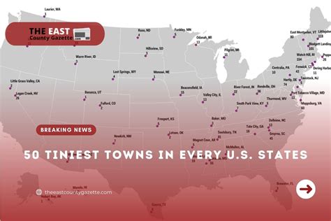 50 Tiniest Towns In Every U S States The East County Gazette