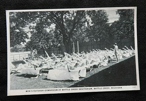 6 C1920 Battle Creek Mi Sanitarium Rppc Postcards Hydrotherapy