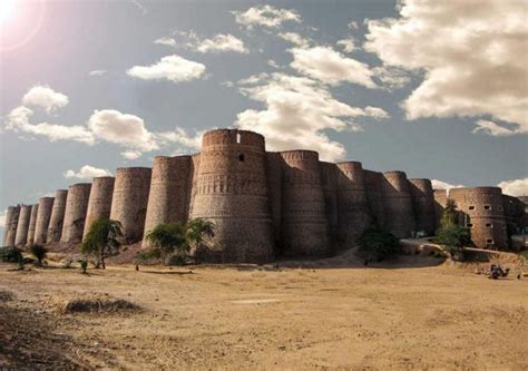 Standing Proud In The Midst Of The Cholistan Desert The Derawar Fort