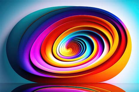 Premium Ai Image Abstract Colorful Wave Background For Design Created