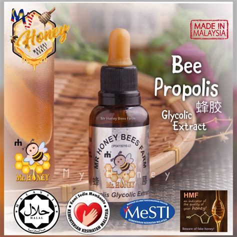 Mr Honey Bee Propolis 蜂胶 30ml Premium Quality Shopee Malaysia