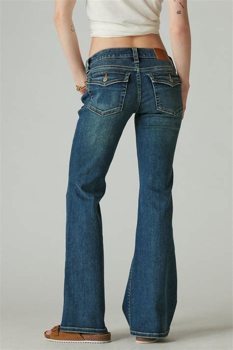 Low Rise Flare Leg Jeans Sale Online