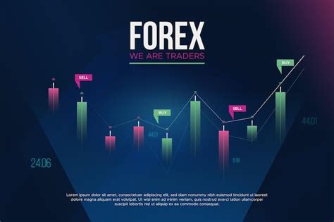 Premium Vector | Forex trading wallpaper