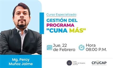 Curso Especializado GESTIÓN DEL PROGRAMA CUNA MÁS CFOCAP