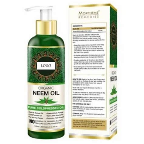 Third Party Manufacturing Organic Neem Oil At Rs Bottle Neem Oil