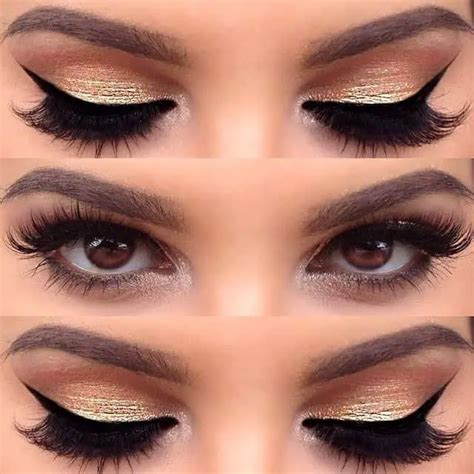 30 Gold Eye Makeup Looks Thatll Give You A Powerful Look