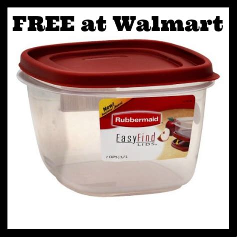 Walmart - FREE Rubbermaid Easy Find Lids! - DEAL MAMA