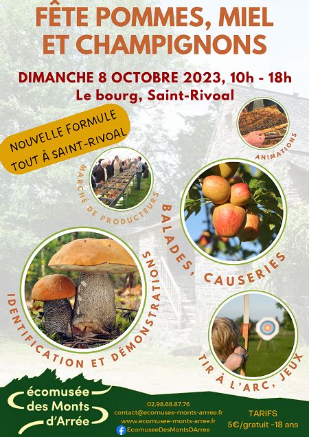 Écomusée des Monts d Arrée Fête Pommes miel et champignons