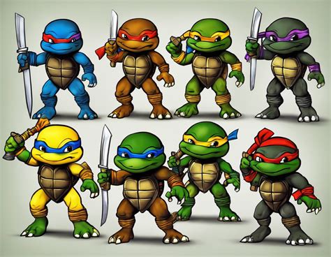 Discover Ninja Turtle Names and Colors! - tazchi.com