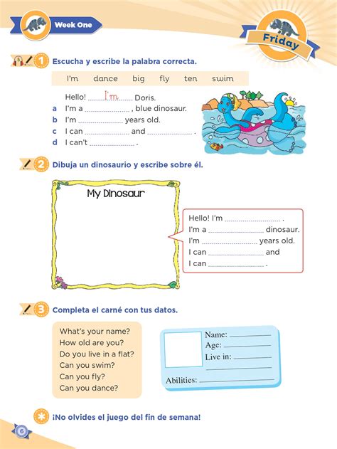 Ingl S Primaria Cuaderno De Actividades Repasamos En Verano Page