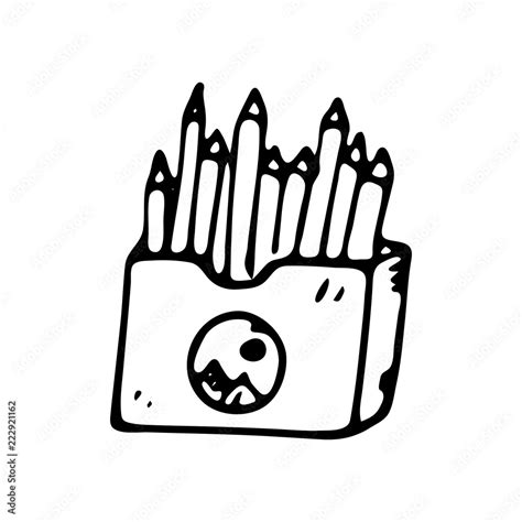 Pencil Box Clipart Black And White