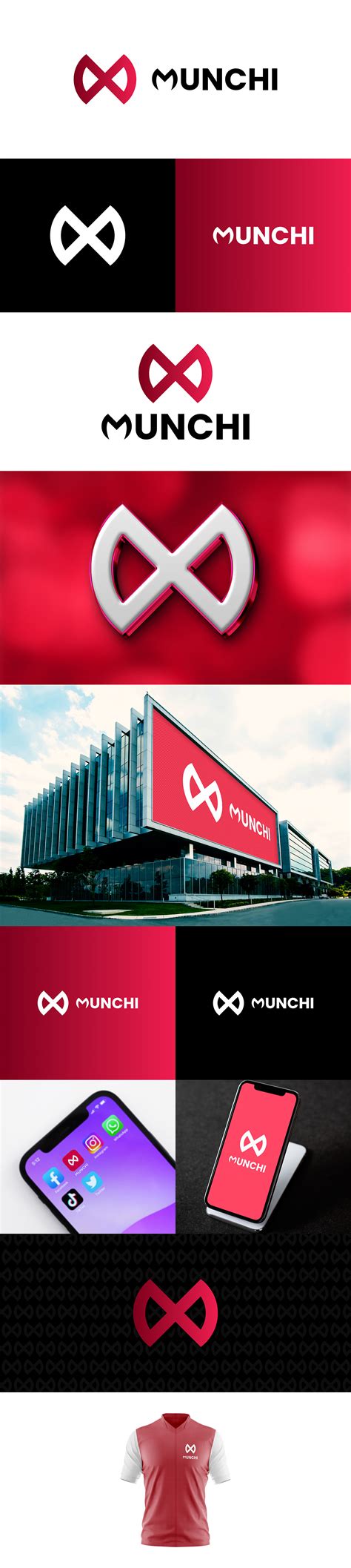 MUNCHI Logo Design Project on Behance