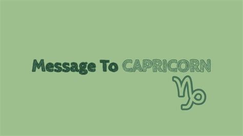 Capricorn What Is Your 🔴and🟢 🏳️🏳️🏳️tarot Read Youtube