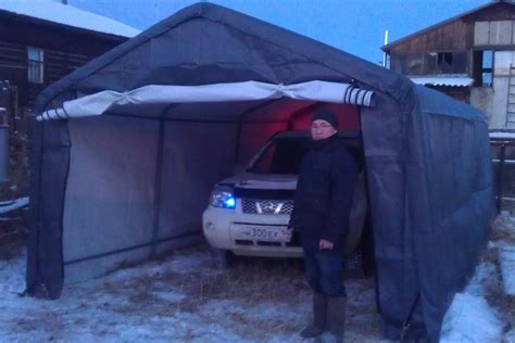 Гараж для дачи. Фотографии применения