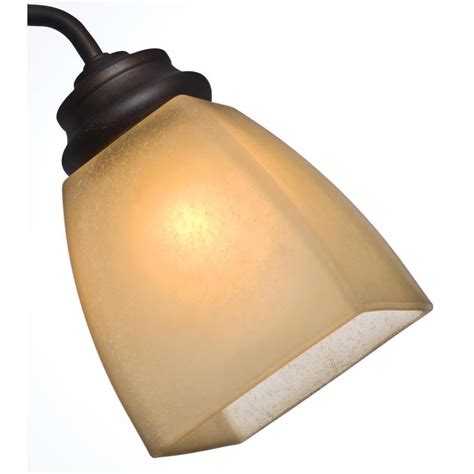 Casablanca 4 625 In H 4 625 In W Frosted Amber Speckled Tinted Glass Square Ceiling Fan Light