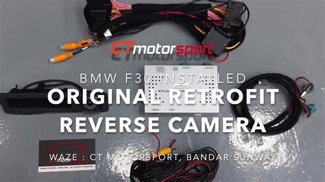 Bmw F10 F30 F32 Original Retrofit Reverse Camera Youtube