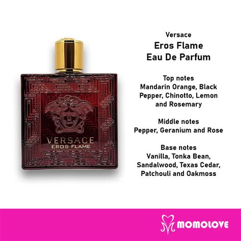 Eros Flame By Versace Gift Set 100 ML EDT 10 ML Spray Bag For Men