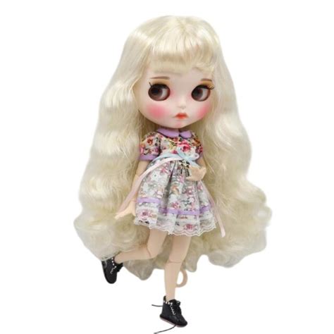 Arabella Premium Custom Neo Blythe Doll With Blonde Hair White Skin