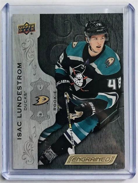 Isac Lundestrom Engrained Hockey Rookie Upper Deck Ud Rc