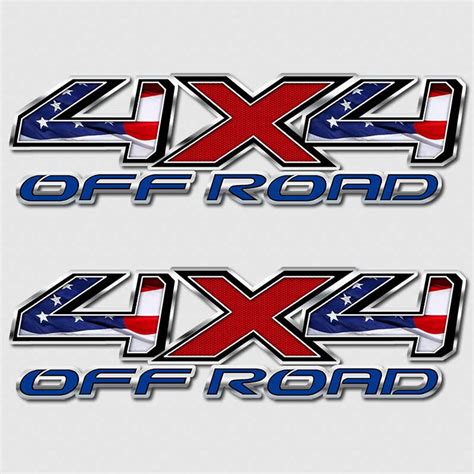 Toyota Tundra 4x4 Truck Decals | American Flag Tacoma Sticker