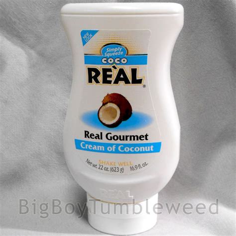 Coco Real Gourmet Cream Of Coconut 22 Oz Bottle Dessert Pie Drink