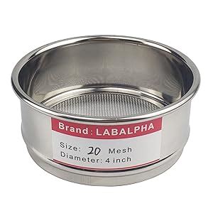 Amazon LABALPHA 70 Mesh Lab Sieves Test Sieve 70 Mesh 4