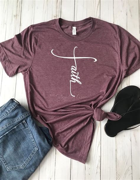 Womens Faith T Shirt Etsy